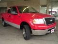 2007 Bright Red Ford F150 XLT SuperCab 4x4  photo #7