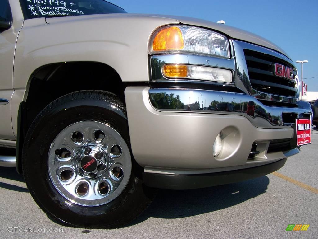 2005 Sierra 1500 SLE Extended Cab 4x4 - Sand Beige Metallic / Pewter photo #2