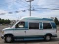 1992 Glacier White Ford E Series Van E150 Passenger Conversion Van  photo #3