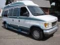 1992 Glacier White Ford E Series Van E150 Passenger Conversion Van  photo #7