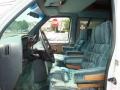 1992 Glacier White Ford E Series Van E150 Passenger Conversion Van  photo #9