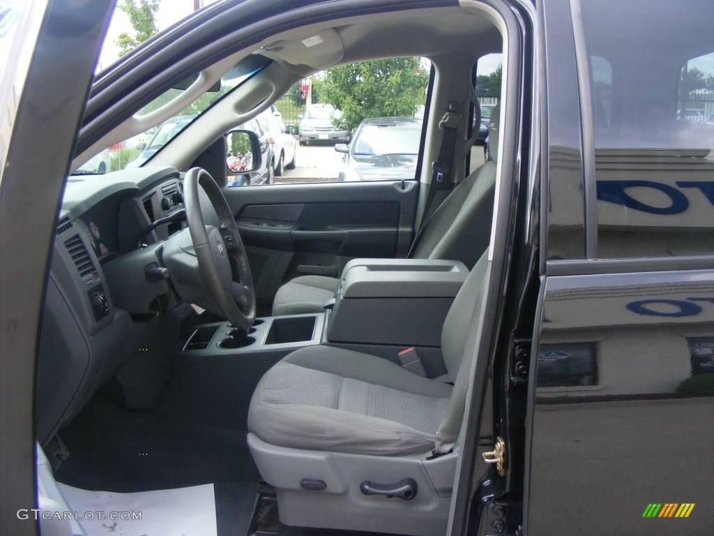 2006 Ram 1500 Night Runner Quad Cab 4x4 - Brilliant Black Crystal Pearl / Medium Slate Gray photo #8