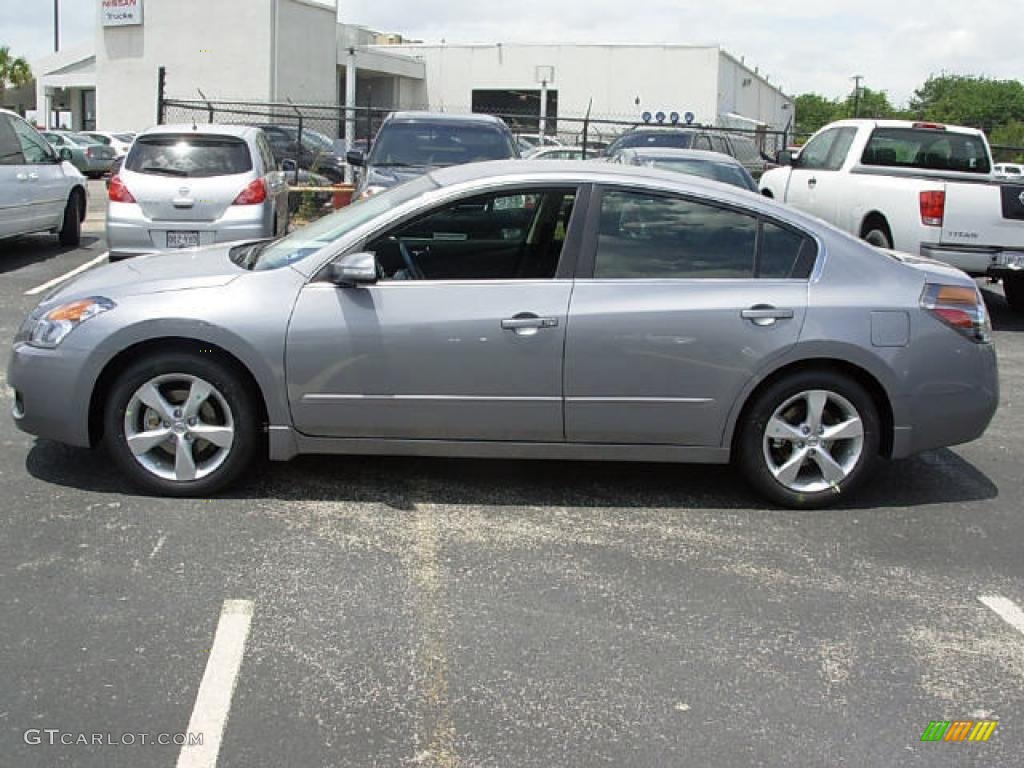 2008 Altima 3.5 SE - Precision Gray Metallic / Charcoal photo #1