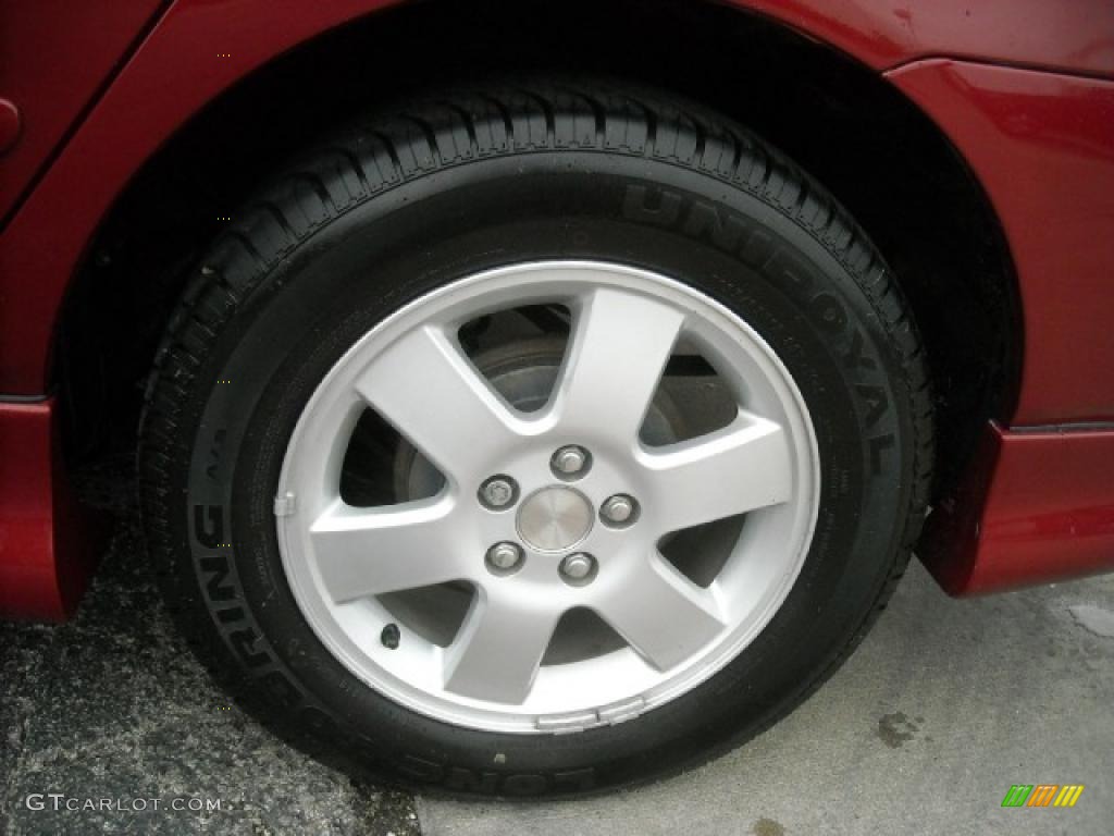2006 Corolla S - Impulse Red Pearl / Dark Charcoal photo #7