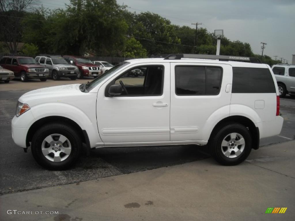 2007 Pathfinder S - Avalanche White / Graphite photo #1