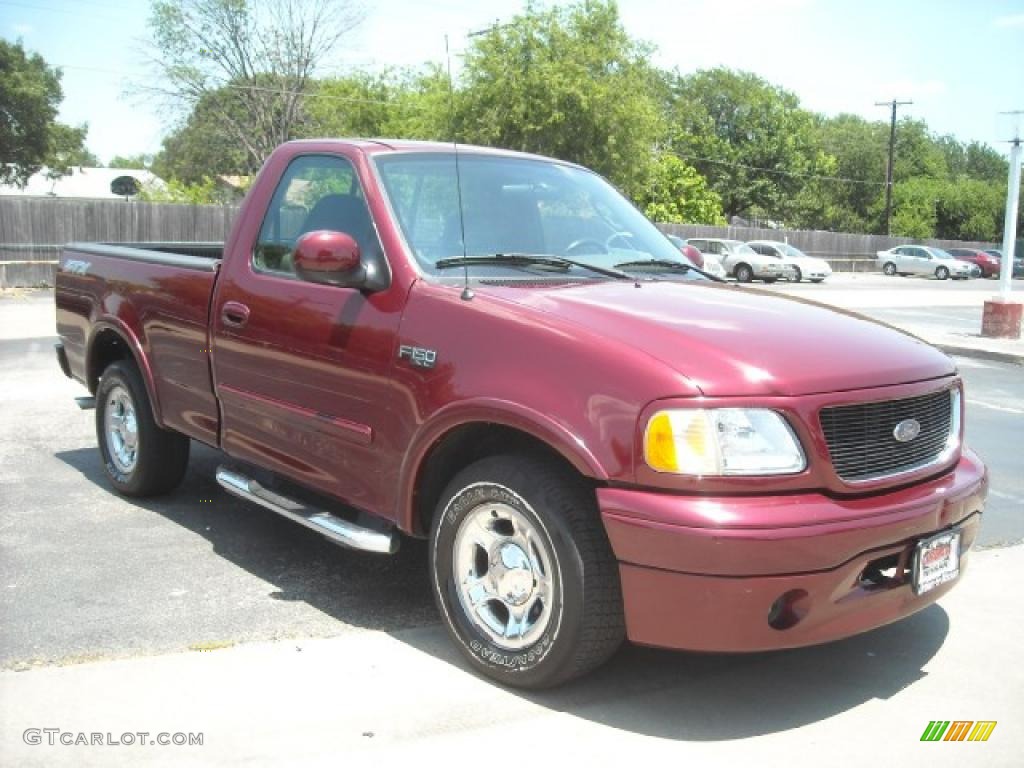 2003 F150 STX Regular Cab - Toreador Red Metallic / Medium Graphite Grey photo #3