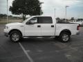 2004 Oxford White Ford F150 Lariat SuperCrew 4x4  photo #1