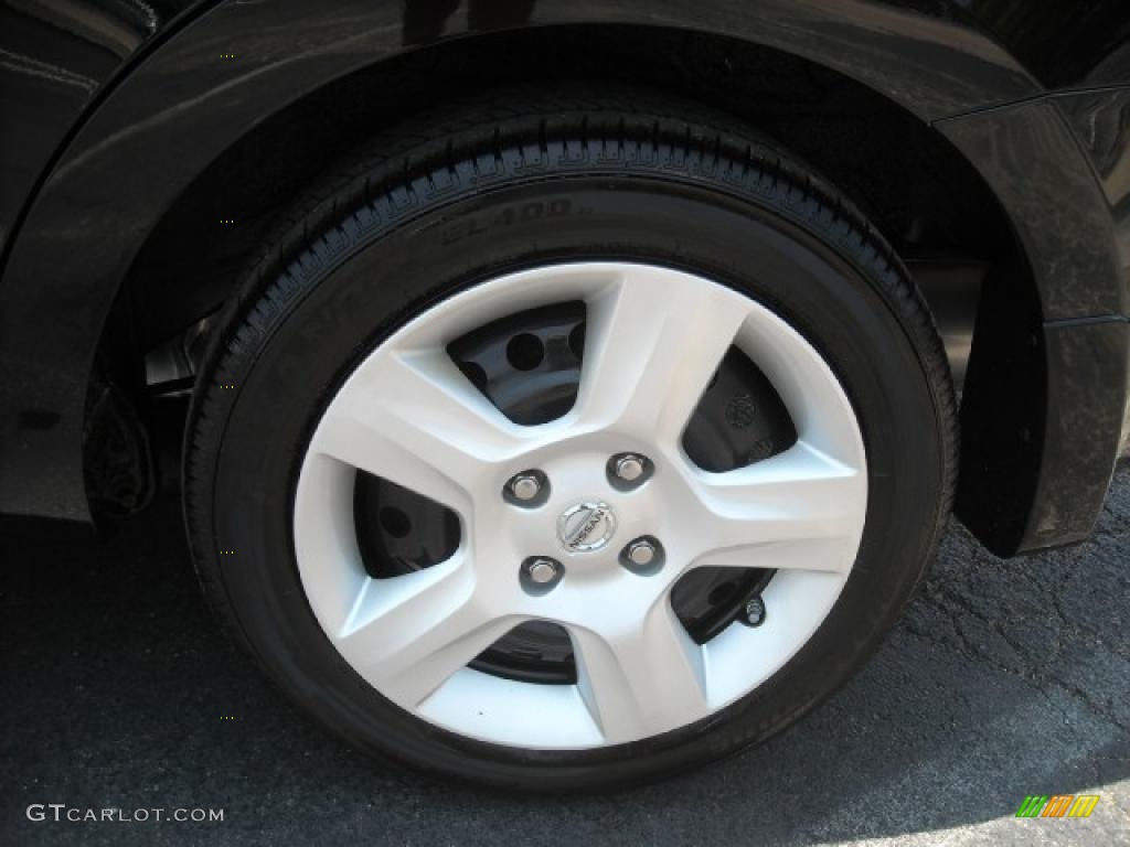 2008 Sentra 2.0 - Super Black / Charcoal/Steel photo #7