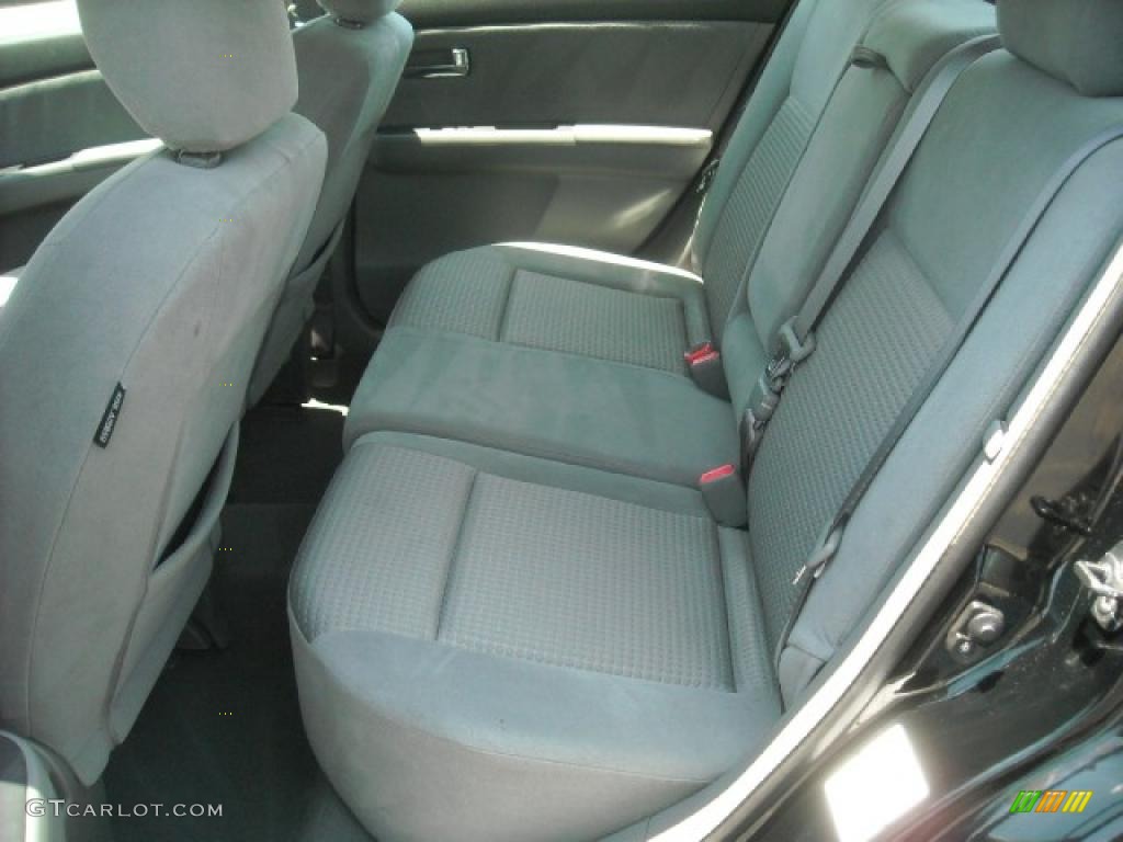 2008 Sentra 2.0 - Super Black / Charcoal/Steel photo #8