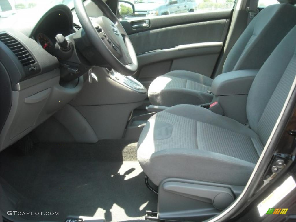 2008 Sentra 2.0 - Super Black / Charcoal/Steel photo #9