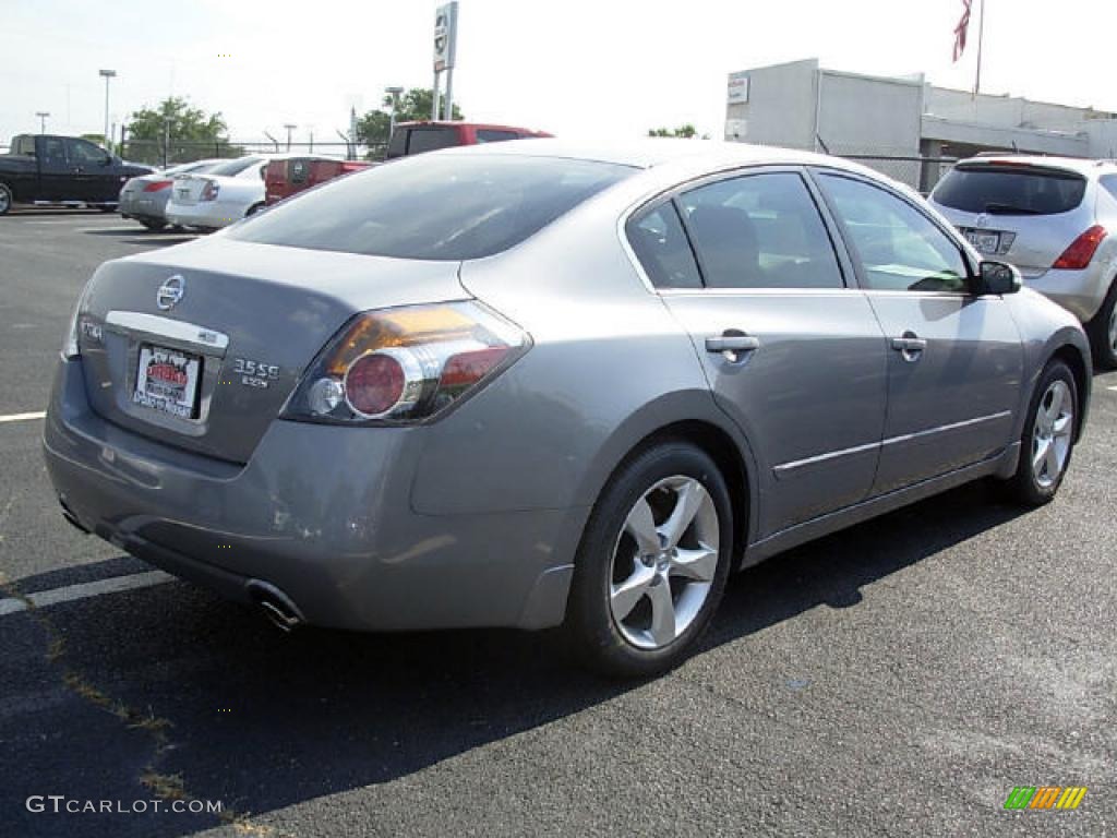 2008 Altima 3.5 SE - Precision Gray Metallic / Charcoal photo #3