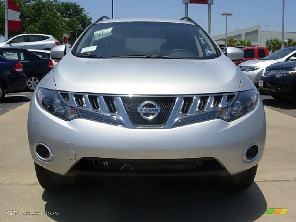 2009 Murano S - Brilliant Silver Metallic / Black photo #2