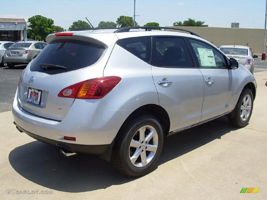 2009 Murano S - Brilliant Silver Metallic / Black photo #3