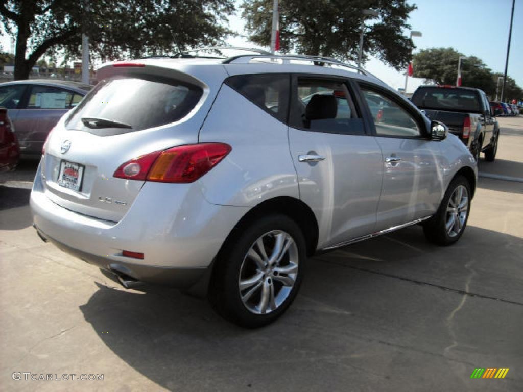 2009 Murano LE AWD - Brilliant Silver Metallic / Black photo #3