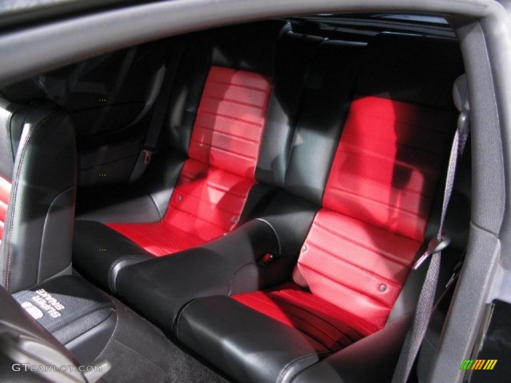 2007 Ford Mustang Shelby GT500 Super Snake Coupe Rear Seat Photo #15132385