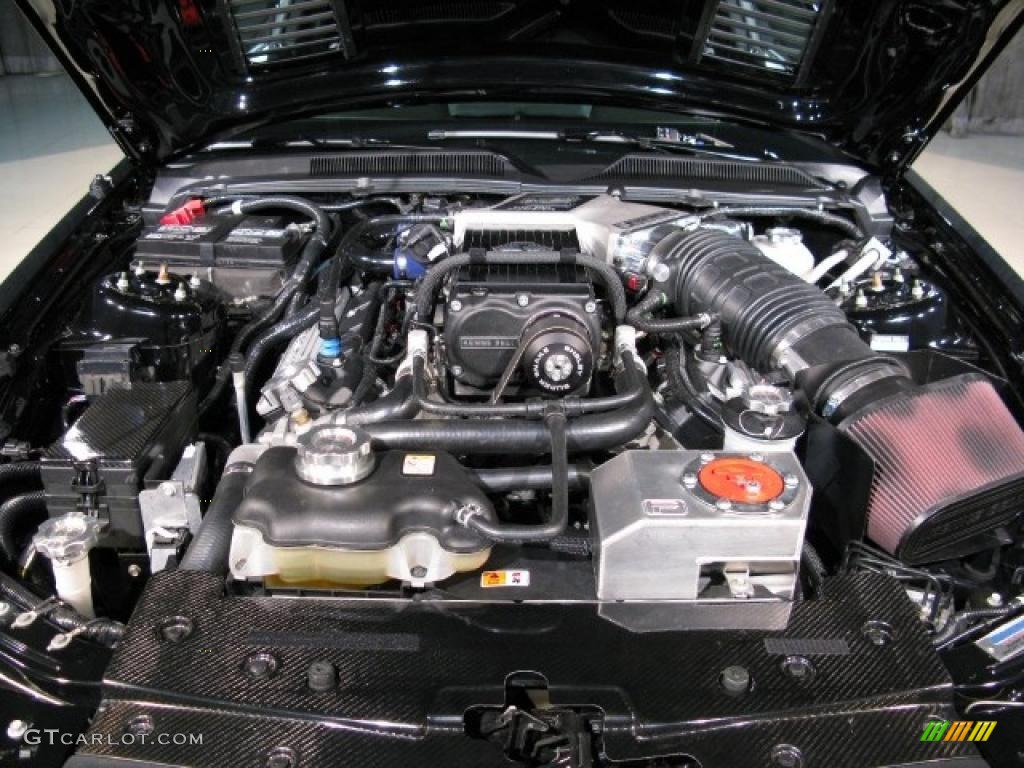 2007 Ford Mustang Shelby GT500 Super Snake Coupe 5.4 Liter Supercharged DOHC 32-Valve V8 Engine Photo #15132410