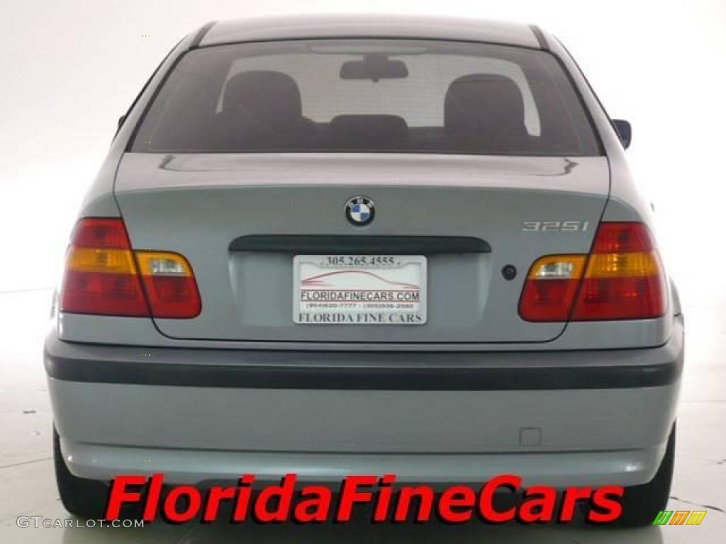 2003 3 Series 325i Sedan - Steel Grey Metallic / Black photo #6