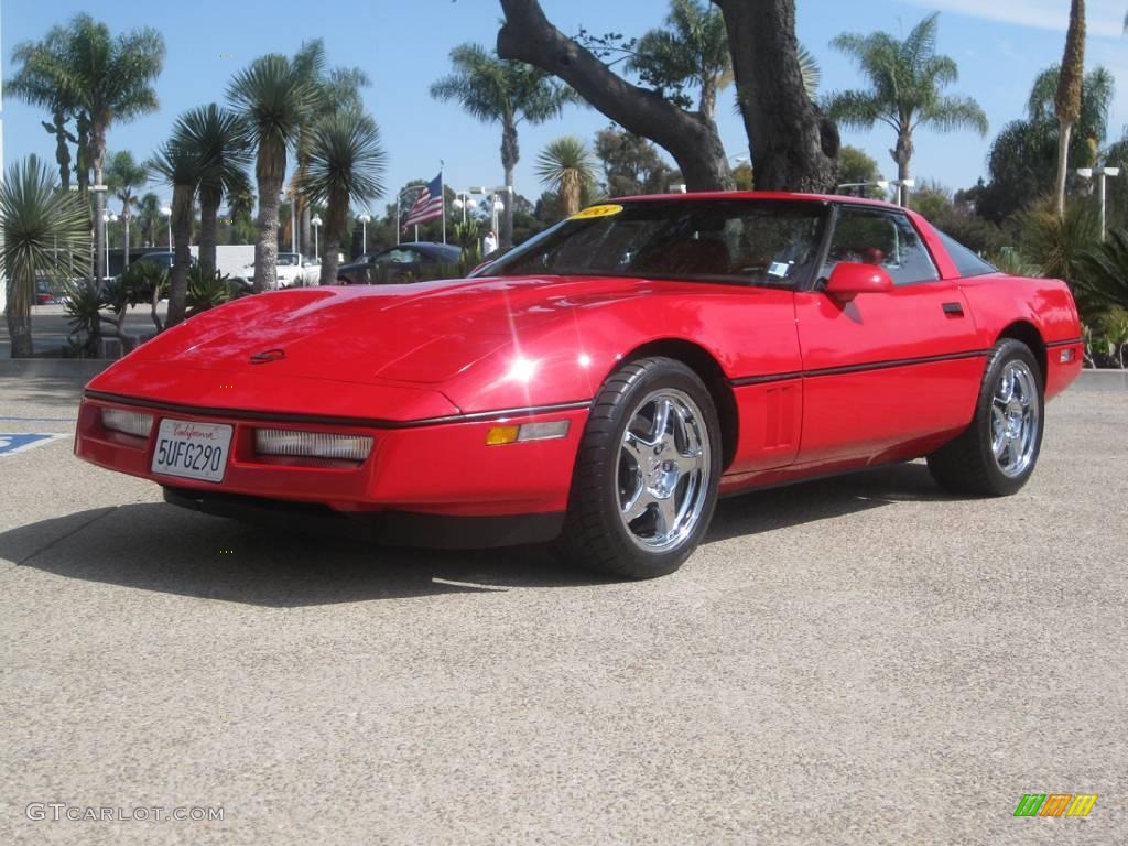 1988 Corvette Coupe - Flame Red / Red photo #1