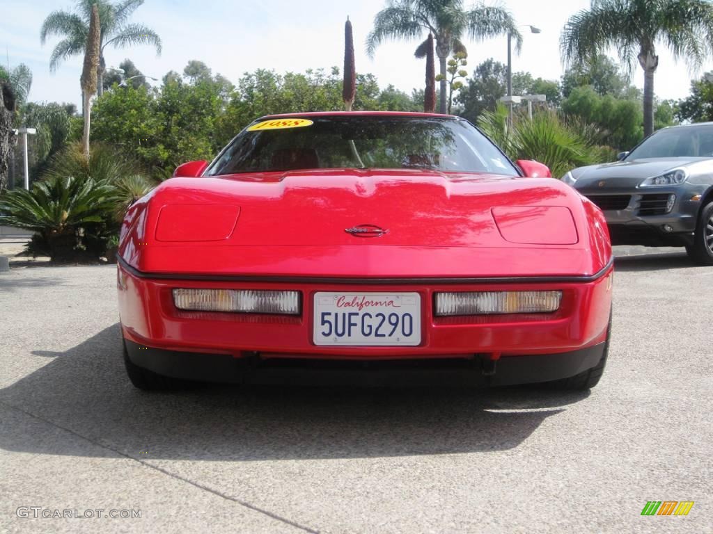 1988 Corvette Coupe - Flame Red / Red photo #2