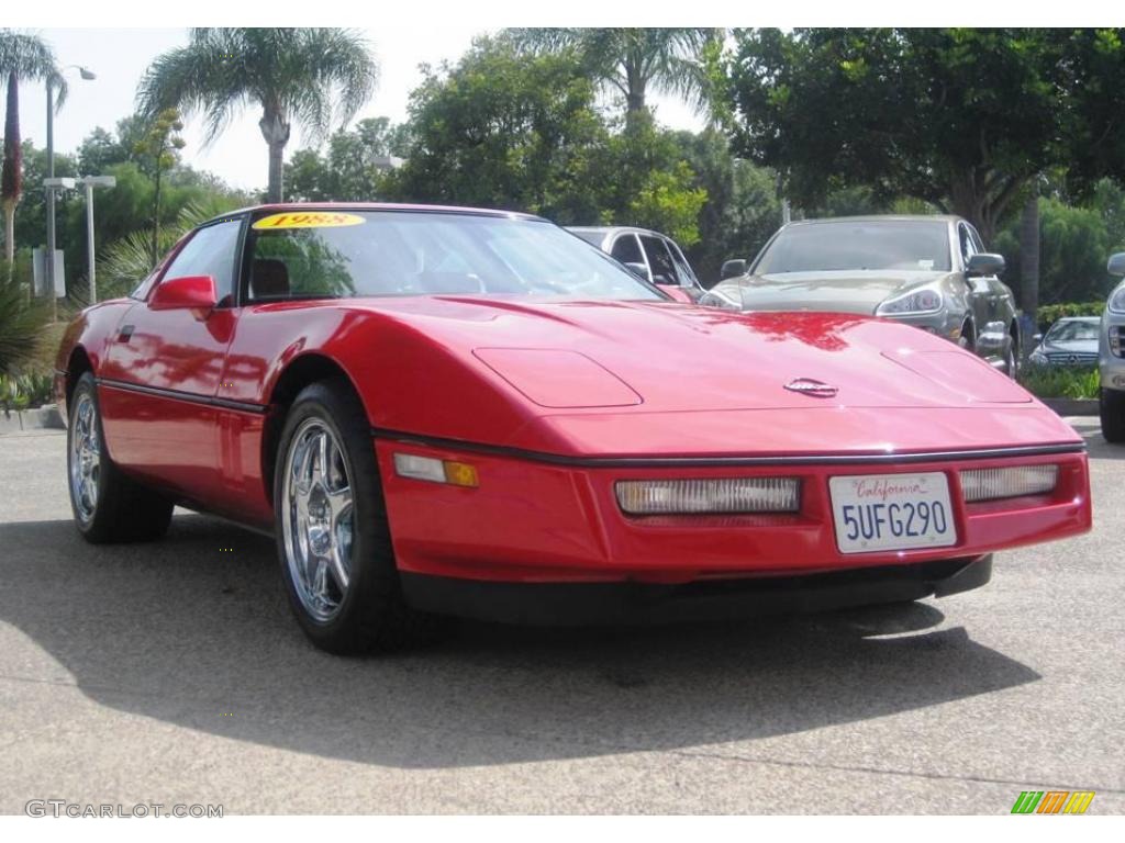 1988 Corvette Coupe - Flame Red / Red photo #3