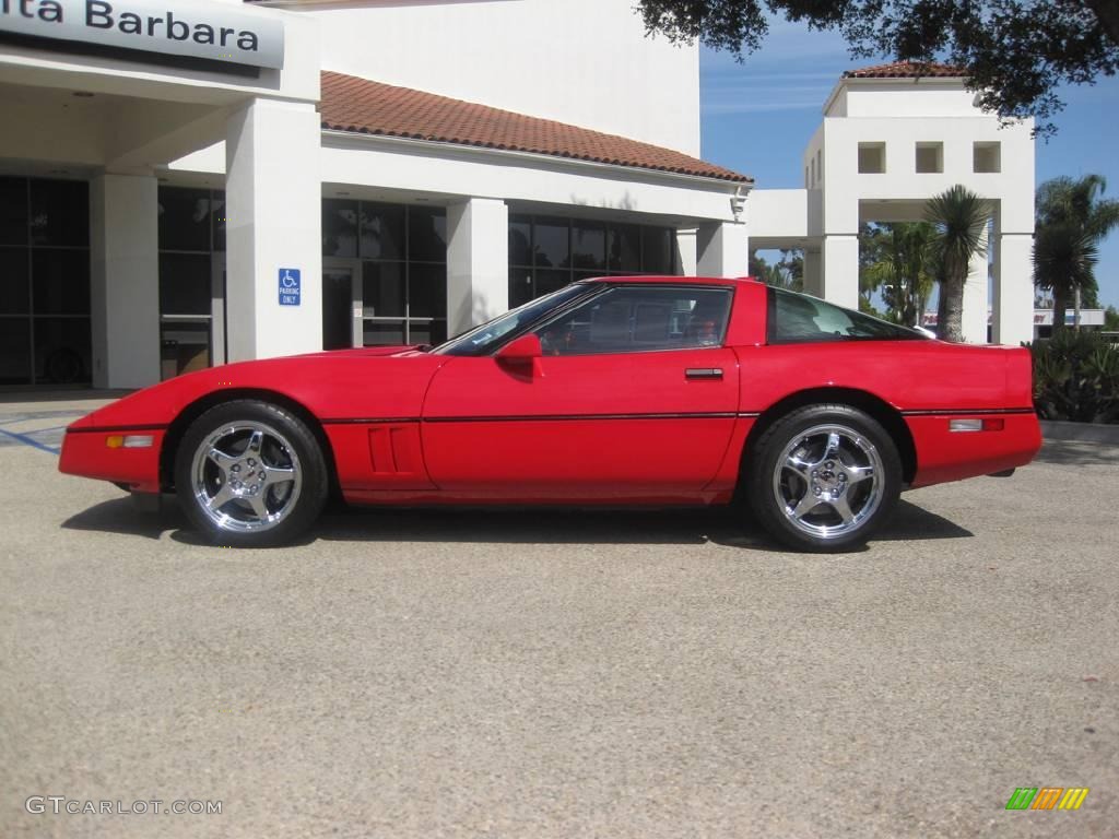 1988 Corvette Coupe - Flame Red / Red photo #8
