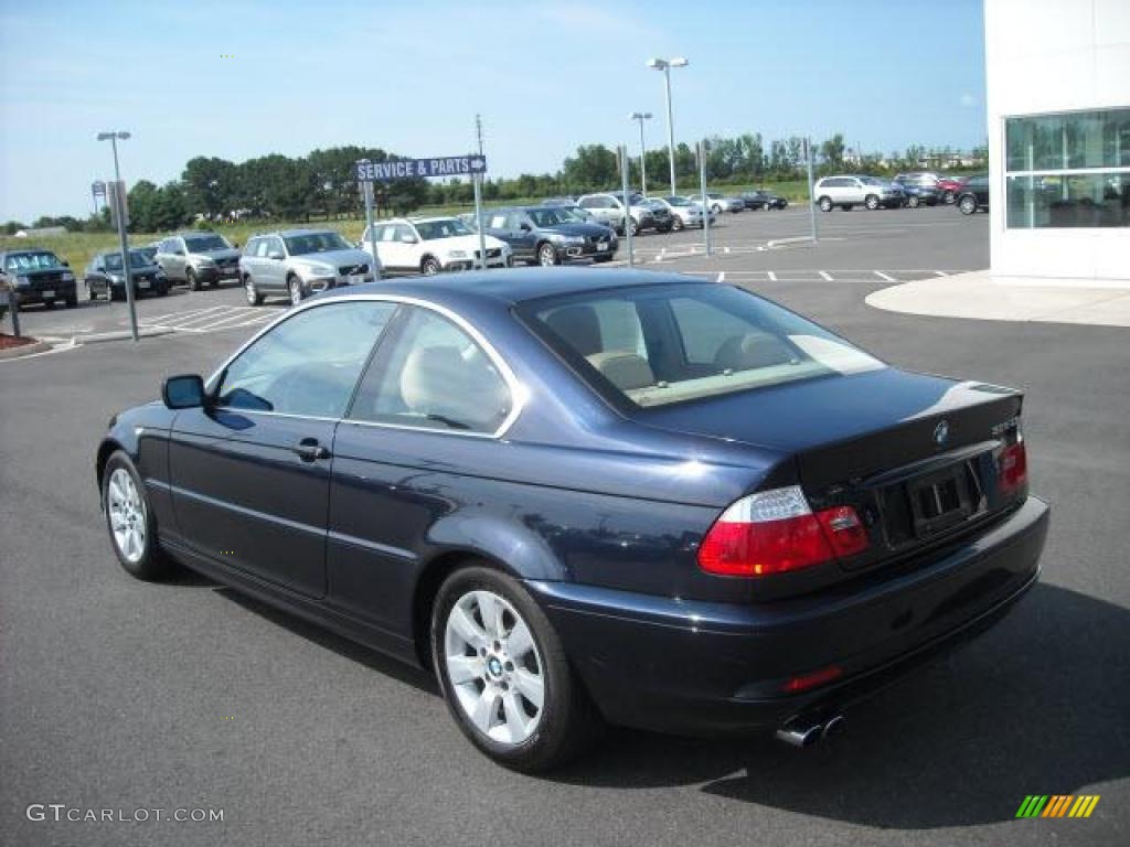 2006 3 Series 325i Coupe - Orient Blue Metallic / Sand photo #3