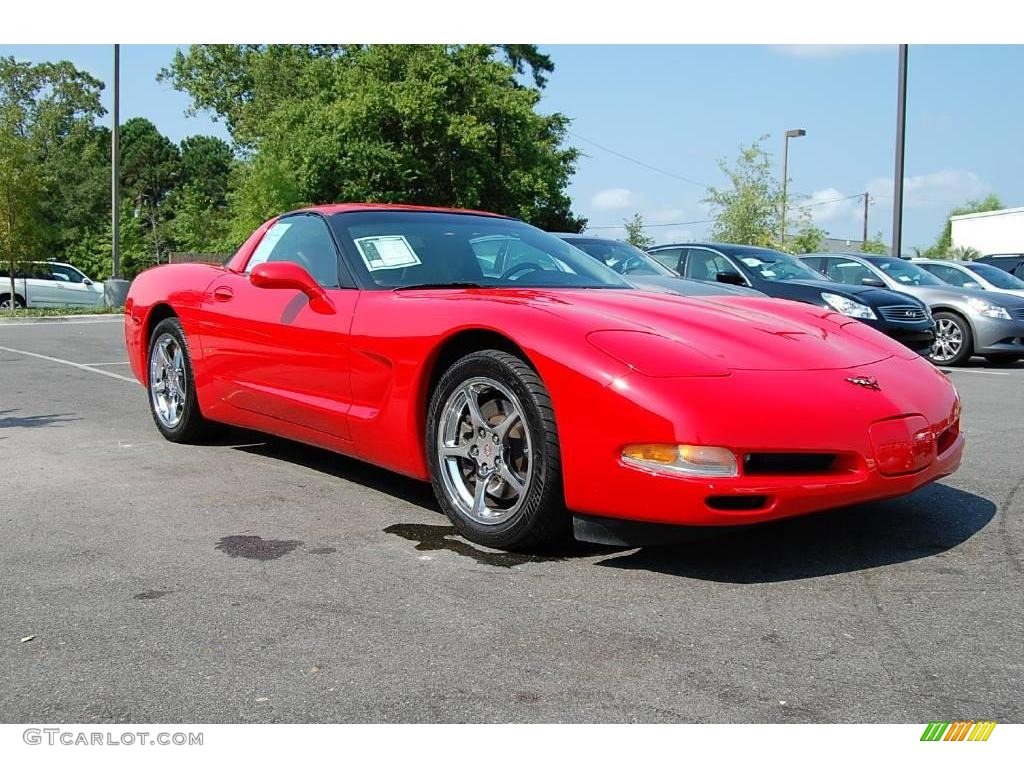 2000 Corvette Coupe - Torch Red / Light Oak photo #1