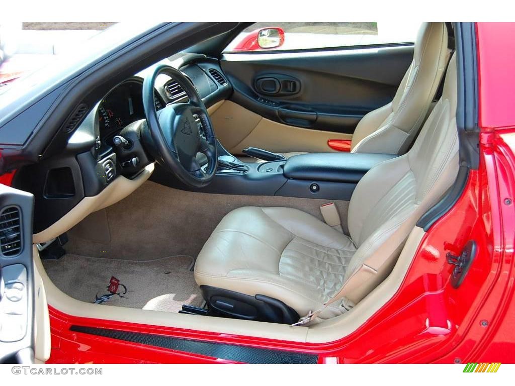 2000 Corvette Coupe - Torch Red / Light Oak photo #4