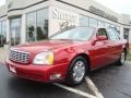 2002 Crimson Pearl Cadillac DeVille Sedan  photo #1