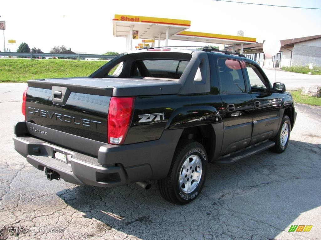 2005 Avalanche Z71 4x4 - Black / Gray/Dark Charcoal photo #8