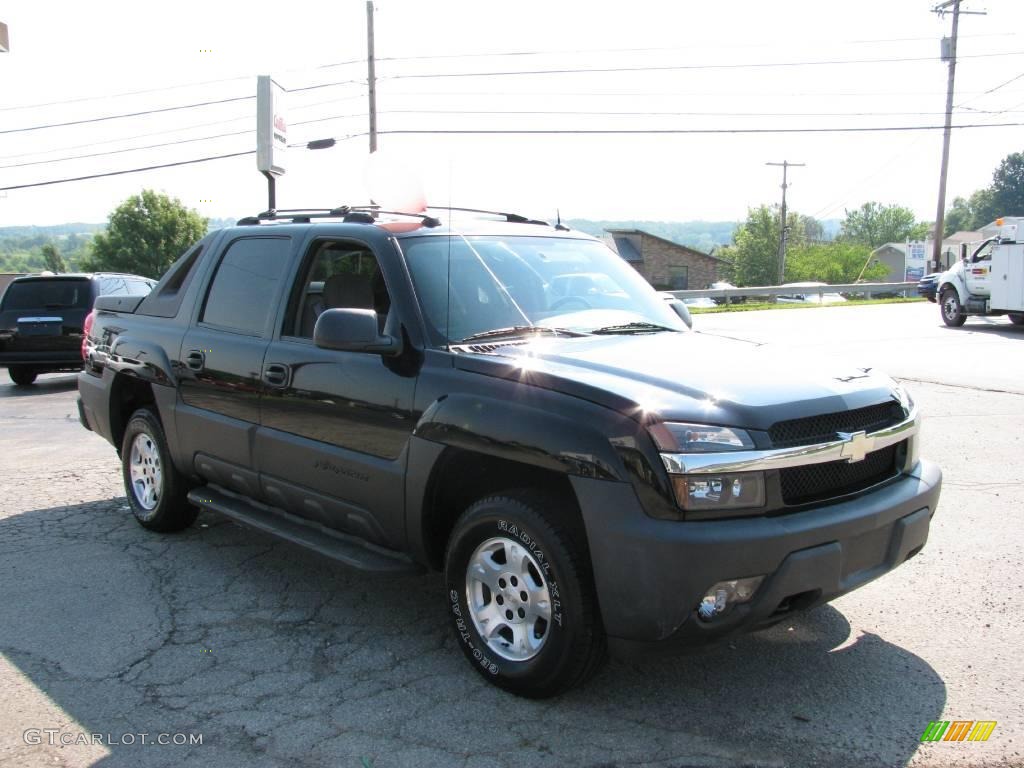 2005 Avalanche Z71 4x4 - Black / Gray/Dark Charcoal photo #14