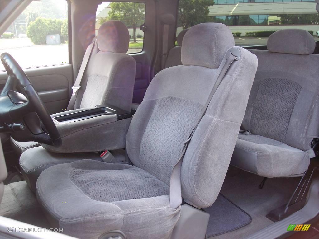 2000 Silverado 1500 LS Extended Cab 4x4 - Dark Carmine Red Metallic / Medium Gray photo #32