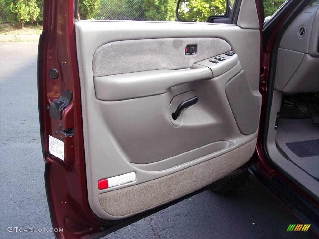 2000 Silverado 1500 LS Extended Cab 4x4 - Dark Carmine Red Metallic / Medium Gray photo #34