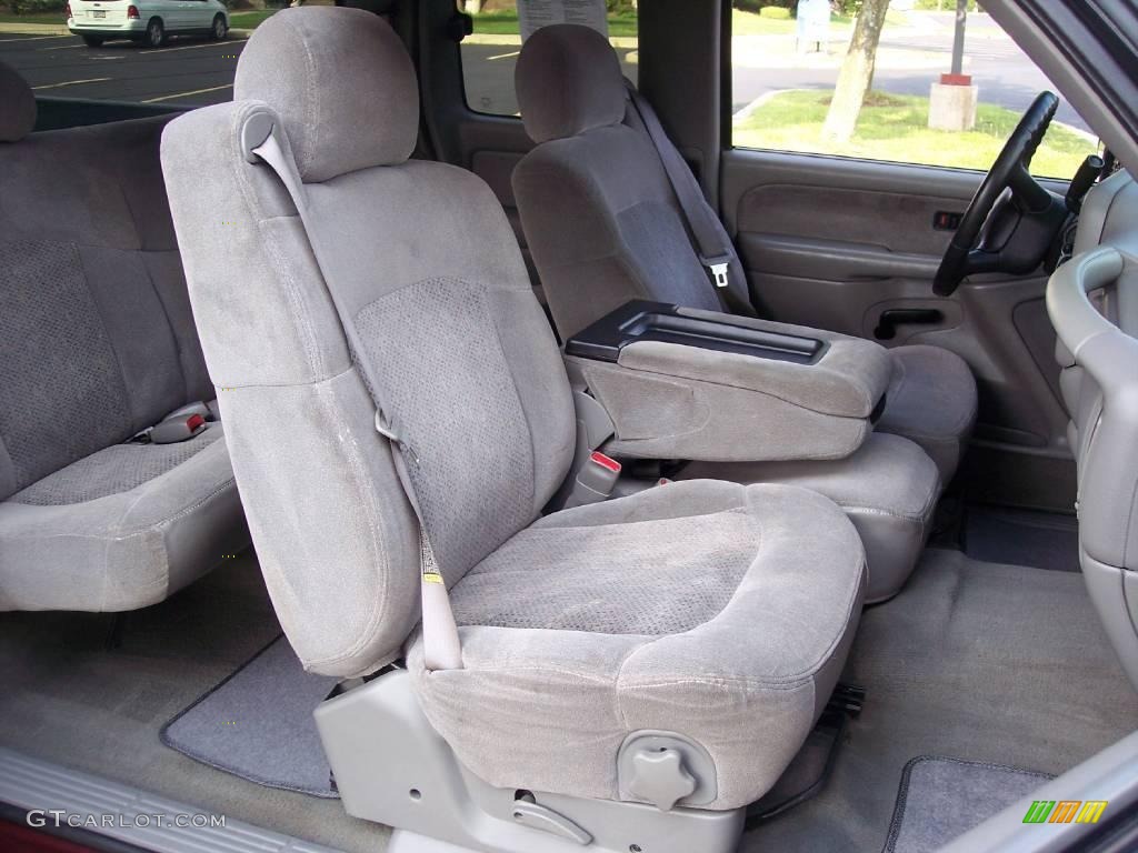 2000 Silverado 1500 LS Extended Cab 4x4 - Dark Carmine Red Metallic / Medium Gray photo #40