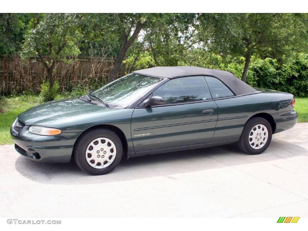 2000 Sebring JX Convertible - Shale Green Metallic / Agate photo #2