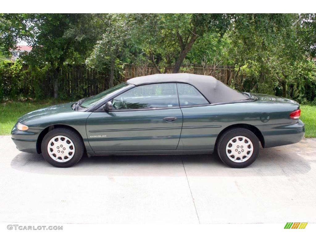 2000 Sebring JX Convertible - Shale Green Metallic / Agate photo #4