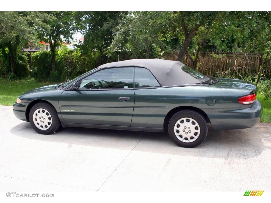 2000 Sebring JX Convertible - Shale Green Metallic / Agate photo #5