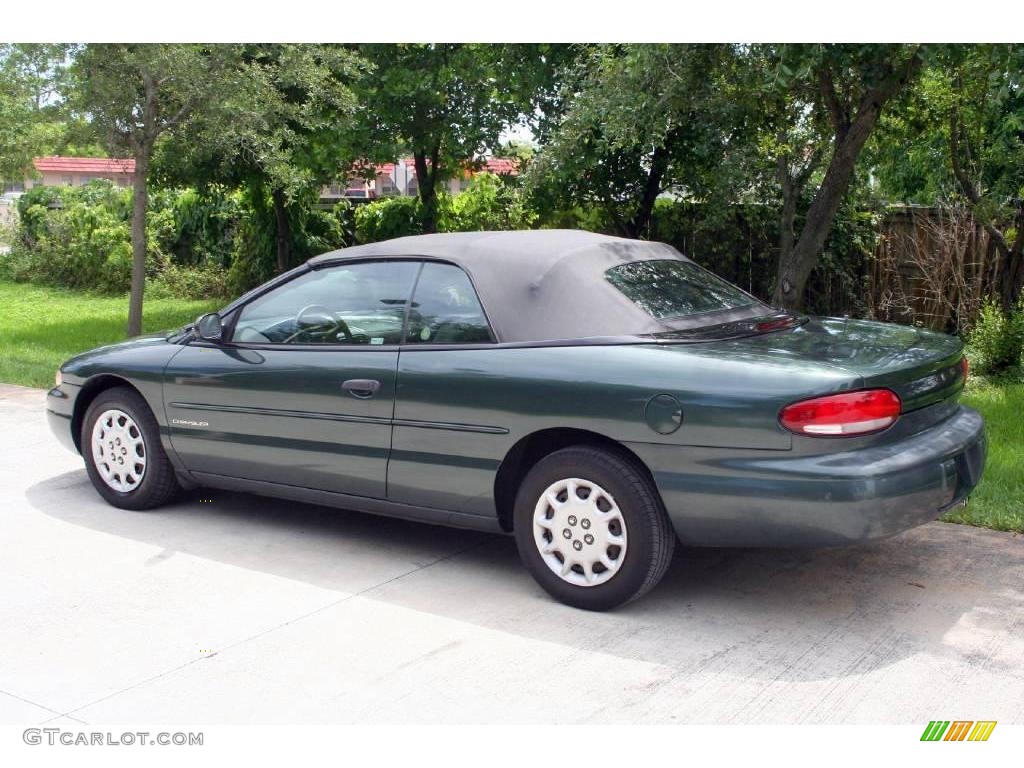 2000 Sebring JX Convertible - Shale Green Metallic / Agate photo #6