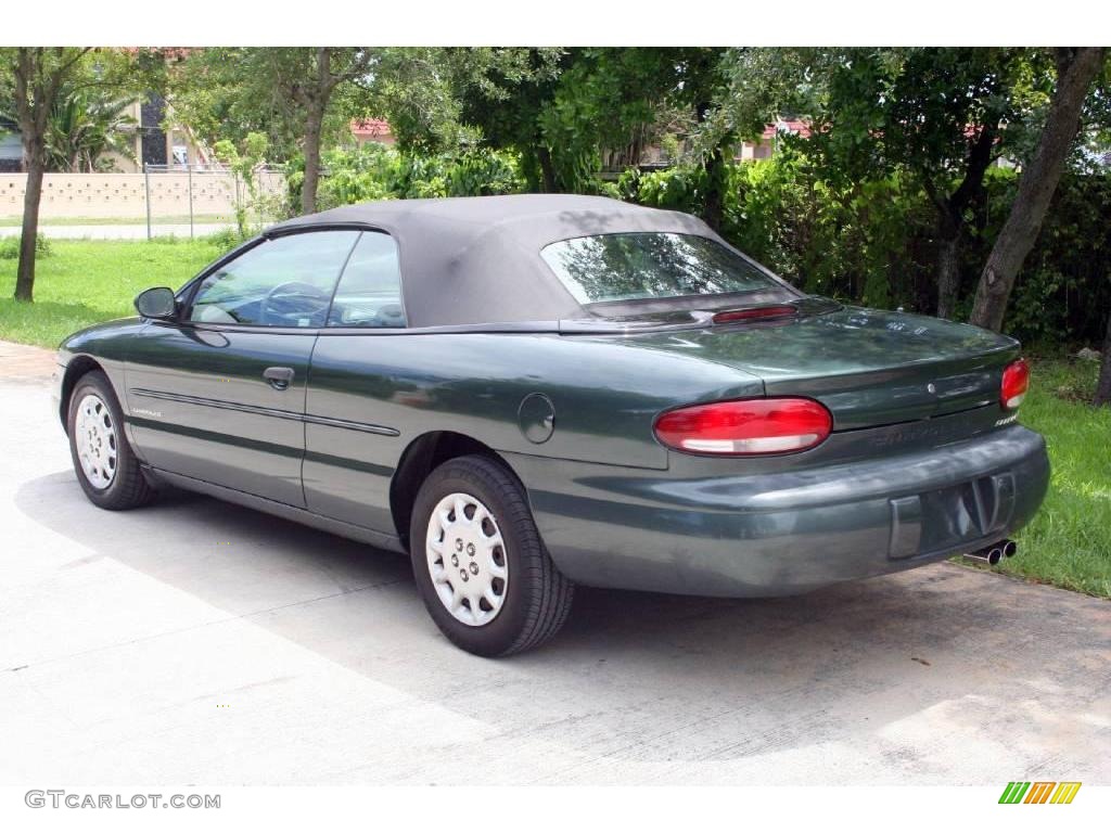 2000 Sebring JX Convertible - Shale Green Metallic / Agate photo #7