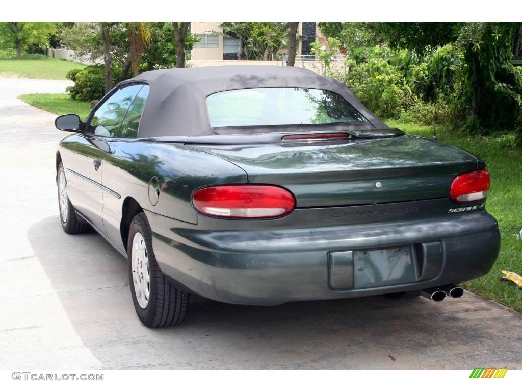 2000 Sebring JX Convertible - Shale Green Metallic / Agate photo #8