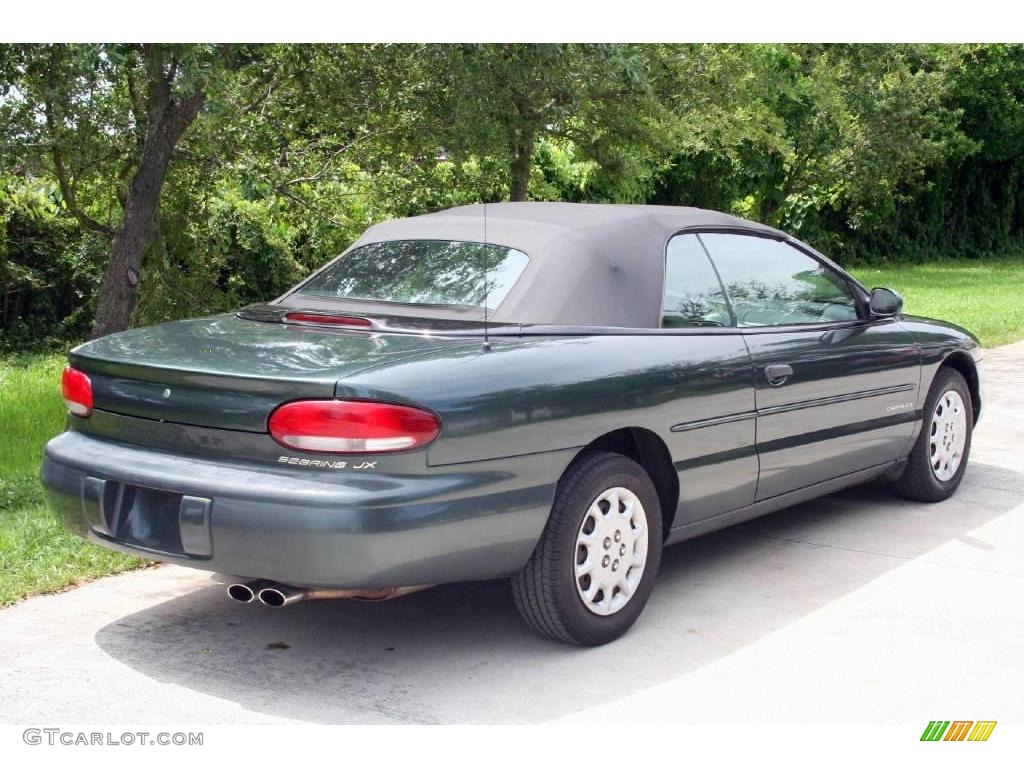 2000 Sebring JX Convertible - Shale Green Metallic / Agate photo #9