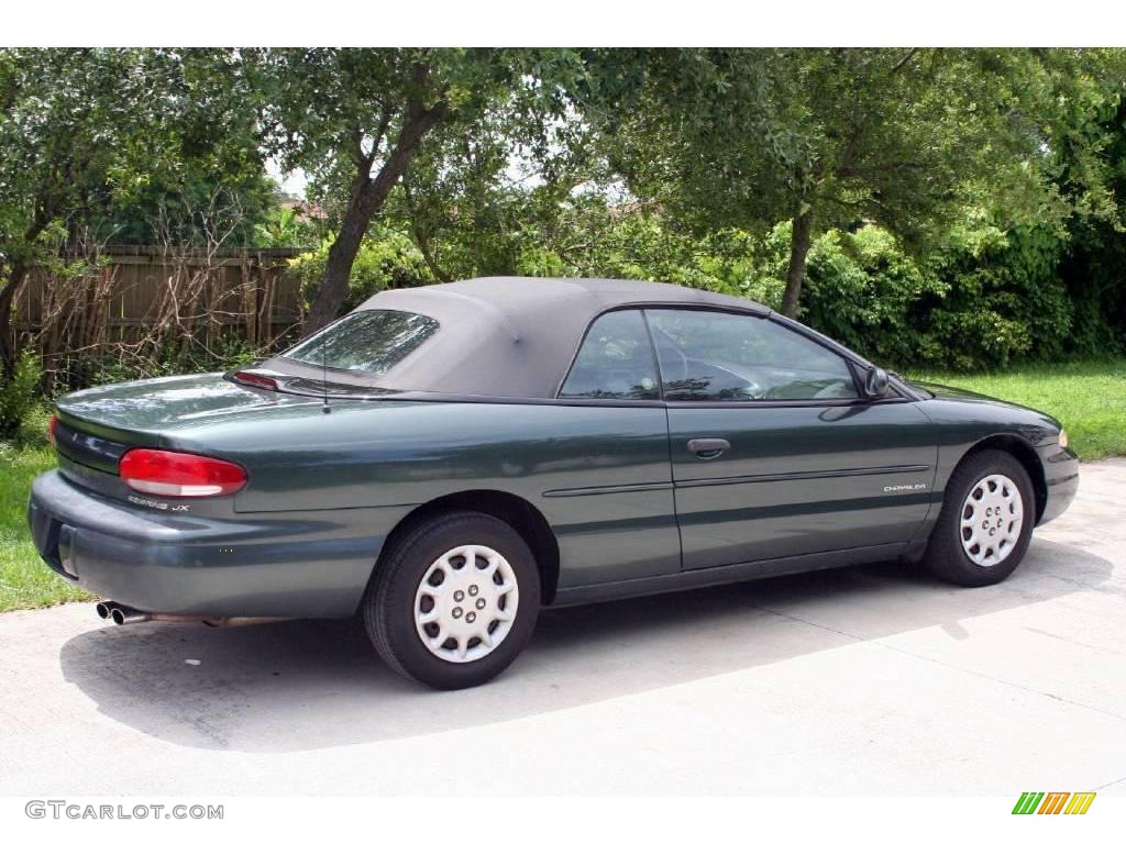 2000 Sebring JX Convertible - Shale Green Metallic / Agate photo #10
