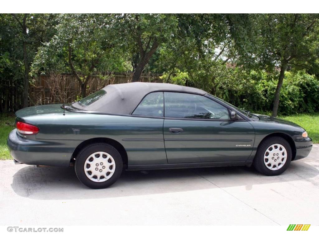 2000 Sebring JX Convertible - Shale Green Metallic / Agate photo #11