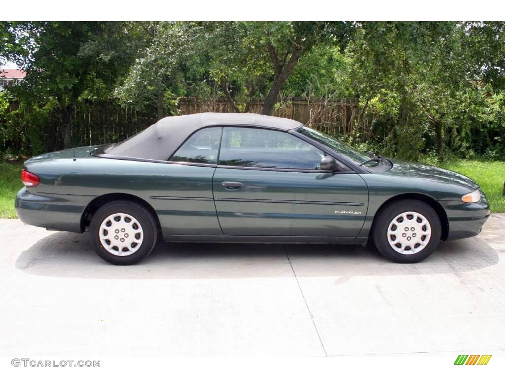 2000 Sebring JX Convertible - Shale Green Metallic / Agate photo #12