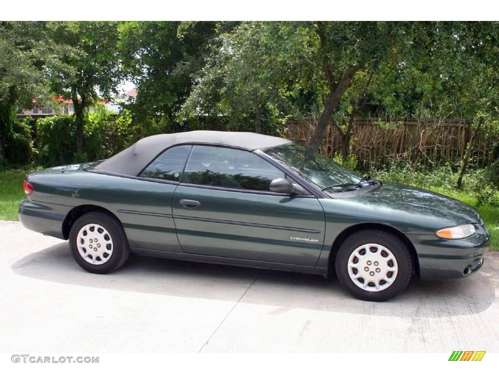 2000 Sebring JX Convertible - Shale Green Metallic / Agate photo #13