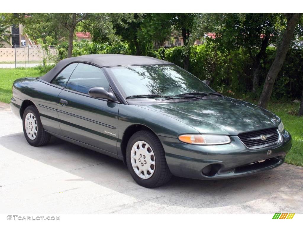 2000 Sebring JX Convertible - Shale Green Metallic / Agate photo #14