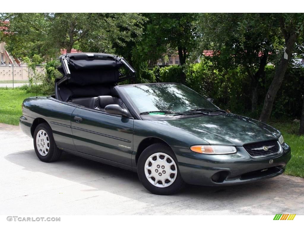 2000 Sebring JX Convertible - Shale Green Metallic / Agate photo #43
