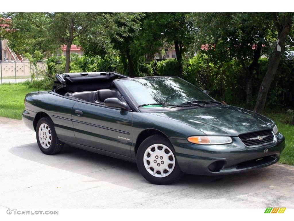 2000 Sebring JX Convertible - Shale Green Metallic / Agate photo #44