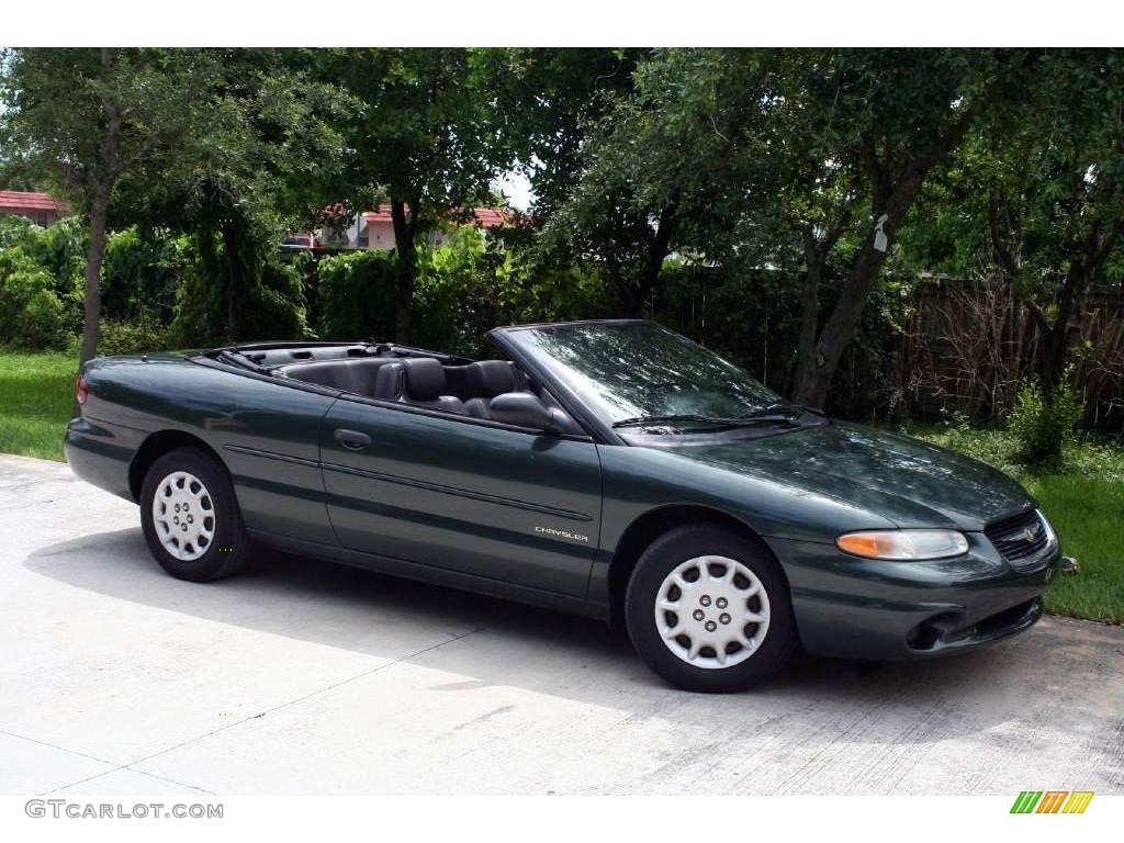 2000 Sebring JX Convertible - Shale Green Metallic / Agate photo #46
