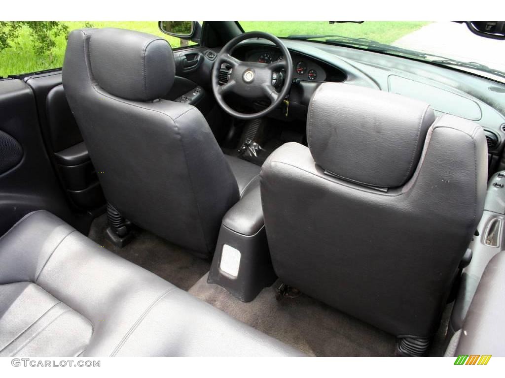 2000 Sebring JX Convertible - Shale Green Metallic / Agate photo #56